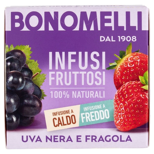 [000001864] Bonomelli Infuso Uva Nera e Fragola 12 Filtri