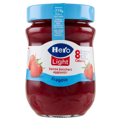 [000001884] Hero Light Confettura Fragole Gr.280