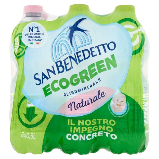 [000001892] San Benedetto Acqua Minerale Naturale Fonte del Pollino Ecogreen Cl.50X6