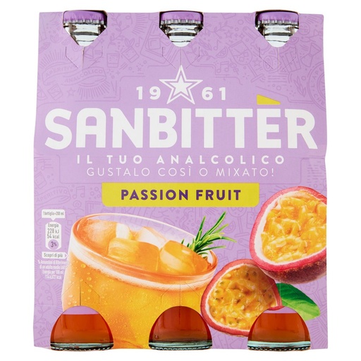 [000001939] Sanpellegrino Sanbitter Emozioni Passion Fruit Cl.20 X Bt.3