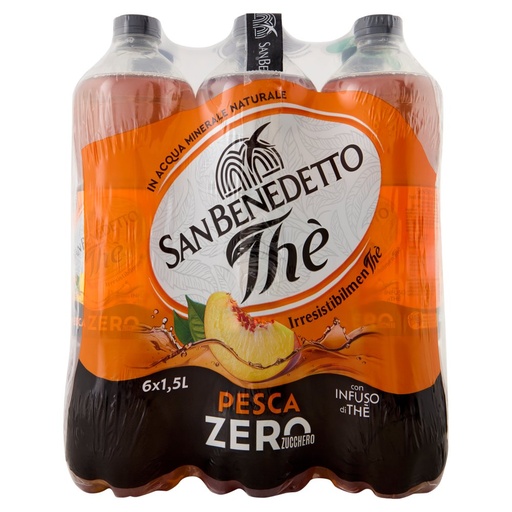 [000001965] San Benedetto Thè Zero Pesca Lt.1.5