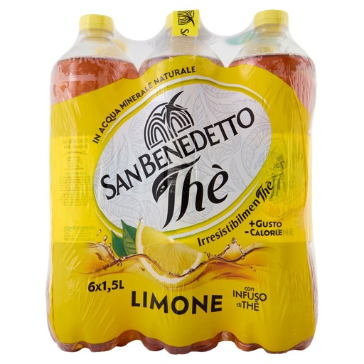 [000002021] San Benedetto Thè Limone Bottiglia Lt.1,5