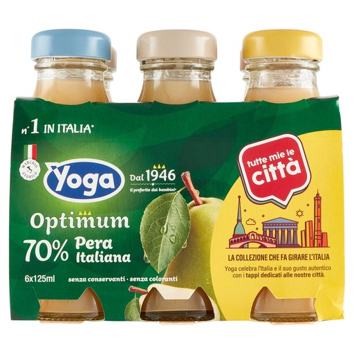 [000002095] Yoga Optimum 70% Pera Italiana Ml.125 X 6