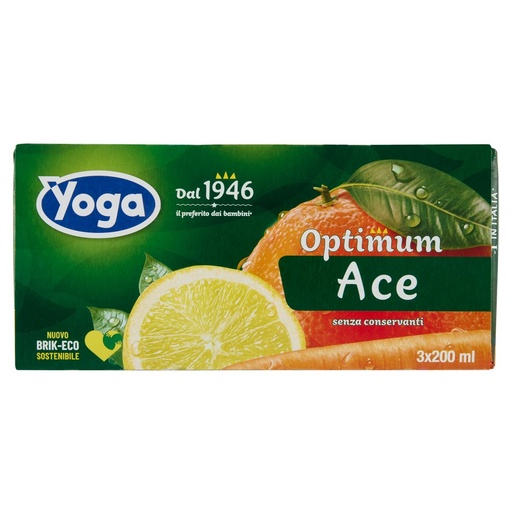 [000002103] Yoga Optimum Succo Ace Ml.200 X 3