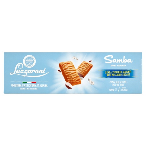 [000002207] Lazzaroni Samba Pasticceria senza Zucchero Gr.100