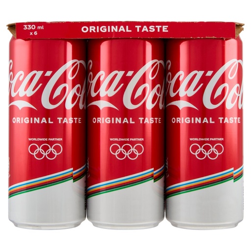 [000002264] Coca Cola Lattina Pz.6 Cl.33