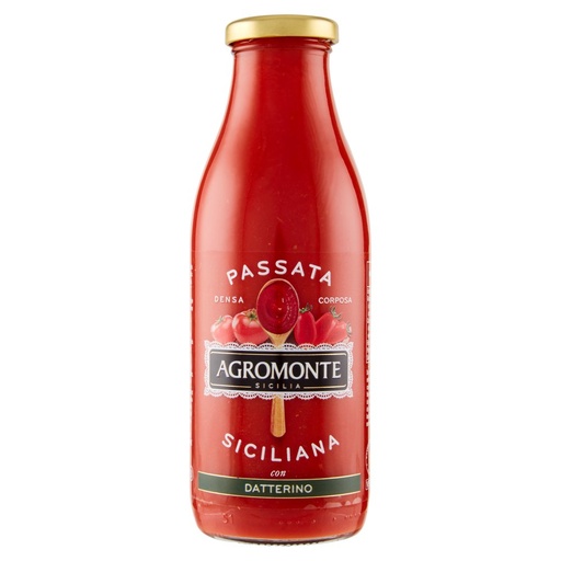 [000002434] Agromonte Passata Siciliana con Pomodoro Datterino Gr.520