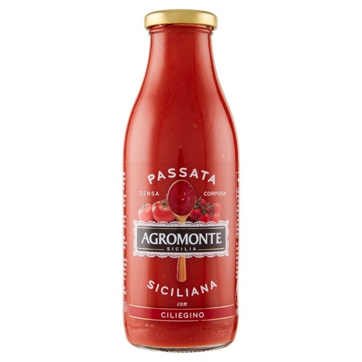 [000002435] Agromonte Passata Siciliana con Pomodoro Ciliegino Gr.520