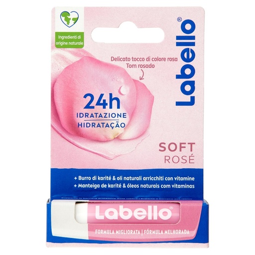 [000002544] Labello Soft Rose' Ml.5,5