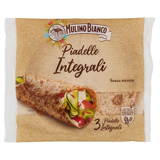 [000002615] Mulino Bianco Piadelle Integrali Pz.3 Gr.225