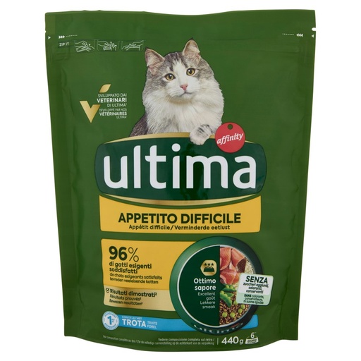 [000002665] Ultima Cat Crocchette Appetito Difficile Gr.440