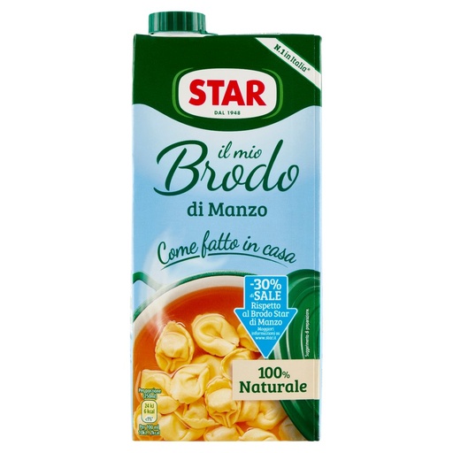 [000002682] Star il Mio Brodo di Manzo -30% di Sale Lt.1