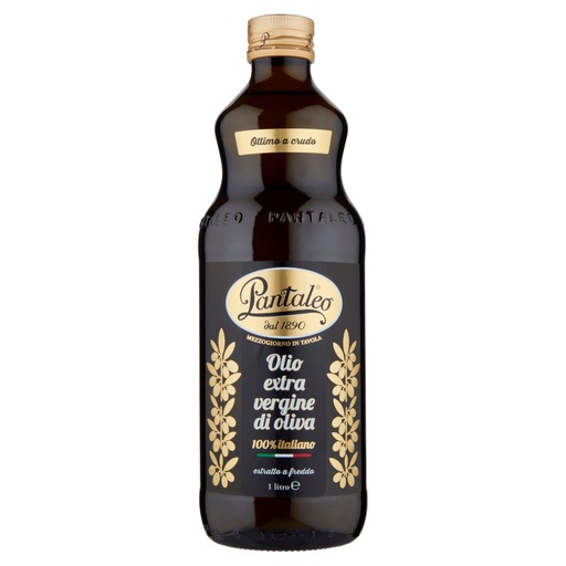[000002836] Pantaleo Olio Extra Vergine D'Oliva 100% Italiano Lt.1