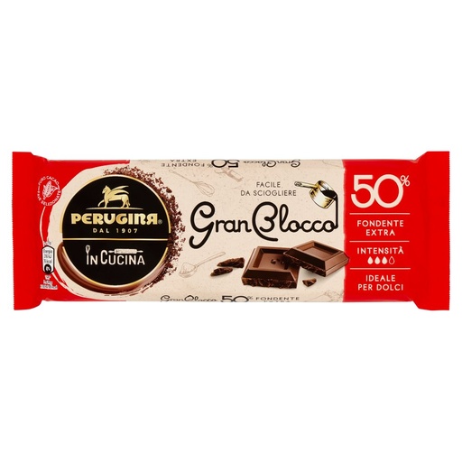 [000002938] Perugina GranBlocco Tavoletta Cioccolato 50% Fondente Extra Gr.150