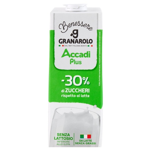 [000002995] Granarolo G+ Latte Scremato Uht senza Lattosio Lt.1