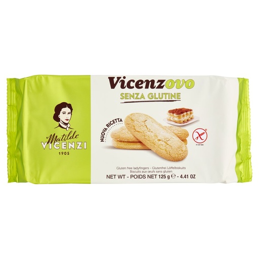[000003047] Matilde Vicenzi Savoiardi Vicenzovo senza Glutine Gr.125
