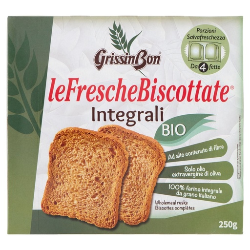 [000003147] Grissin Bon Fette Biscottate Integrali Bio Gr.250