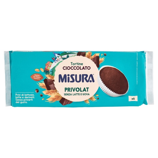 [000003169] Misura Privolat Tortine al Cioccolato Pz.6 Gr.240