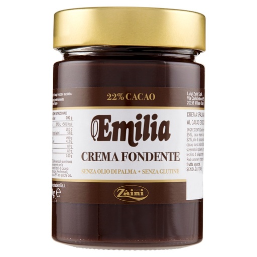 [000003175] ZAINI EMILIA CREMA FONDENTE GR.350