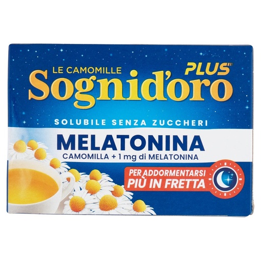 [000003177] Sogni D'Oro Camomilla con Melatonina 16 Filtri Solubile