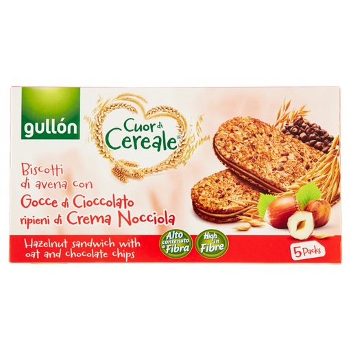 [000003330] Gullon Cuor di Cereale Crema Nocciola Gr.220