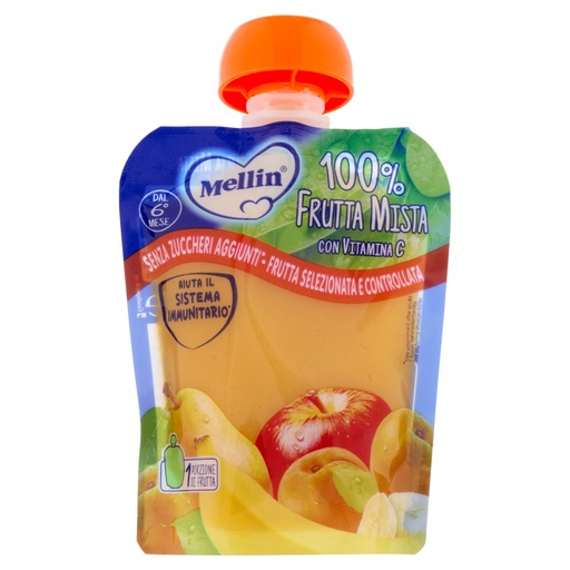 [000003429] Mellin Pouch Frutta Mista Gr.90