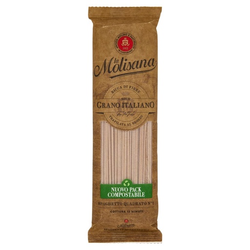 [000003616] La Molisana Integrale Spaghetto Quadrato N°1 Gr.500