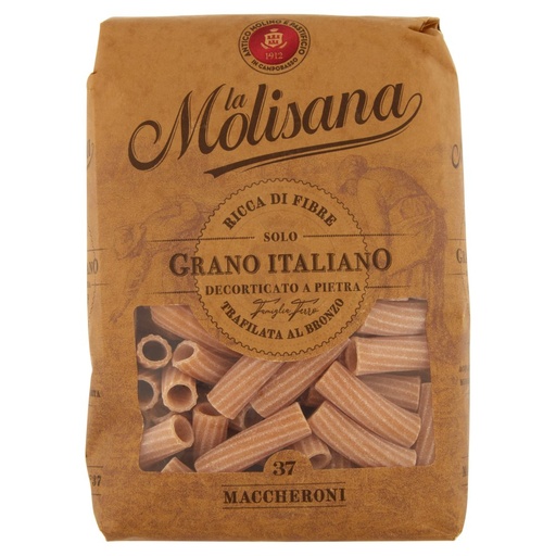 [000003617] La Molisana Integrale Maccheroni N°37 Gr.500