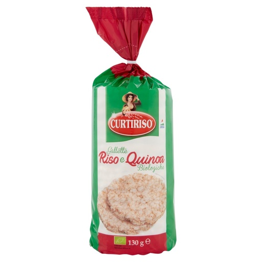 [000003621] Curtiriso Gallette Biologiche Riso Quinoa Gr.130