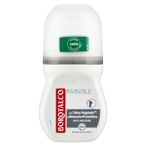 [000003625] Borotalco Deodorate Roll On Invisible Ml.50