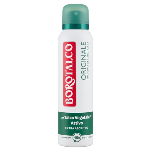 [000003627] Borotalco Deodorante Spray Originale Profumo di Borotalco Ml.150