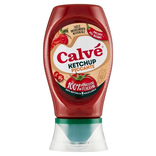 [000003646] Calvé Ketchup Piccante Top Down Ml.250