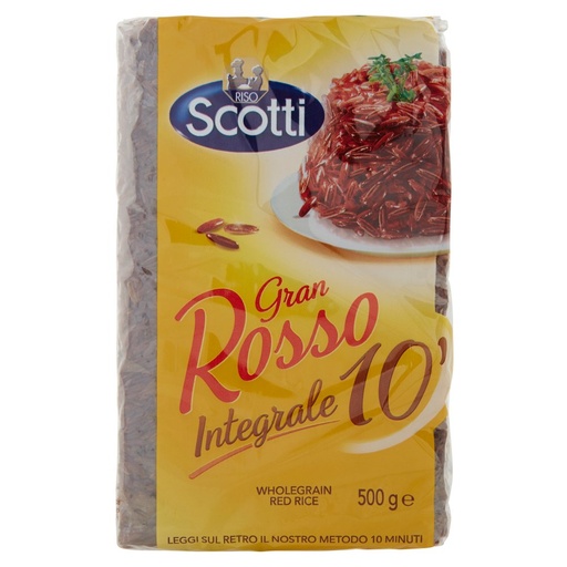 [000003728] Riso Scotti Astuccio Integrale Rosso Gr.500