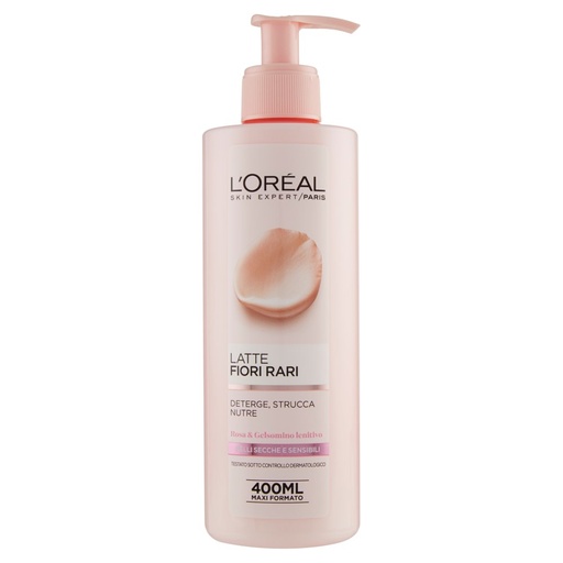 [000003733] L'Oreal Paris Fiori Rari Latte Struccante Nutriente Ml.400