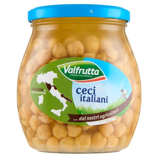 [000003749] Valfrutta Ceci in Vetro Gr.570