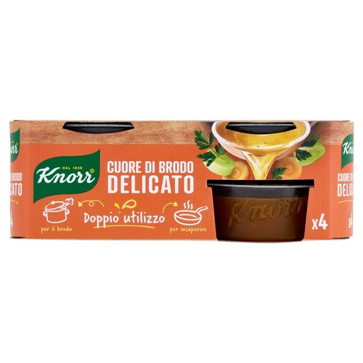 [000003766] Knorr Cuore Brodo Delicato Gr.112 Pz.4