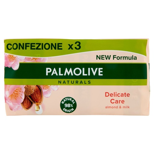[000003840] Palmolive Sapone Solido Naturals Gr.90 Pz.3