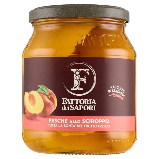 [000003900] Fattoria Dei Sapori Pesche Sciroppate Ml.650