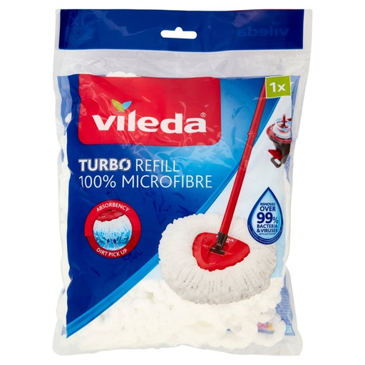 [000004088] Vileda Turbo Refill 100% Microfibre Pz.1