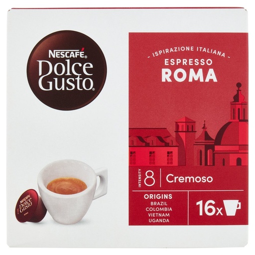 [000004092] Nescafe' Dolcegusto Espresso Roma 16 Capsule