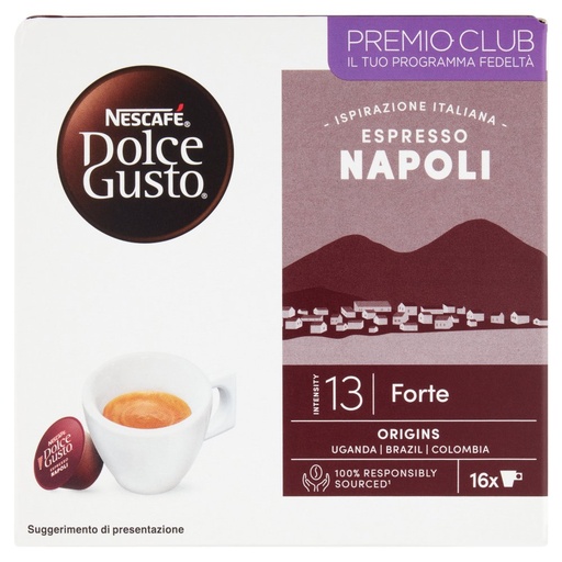 [000004094] Nescafe' Dolcegusto Espresso Napoli 16 Capsule