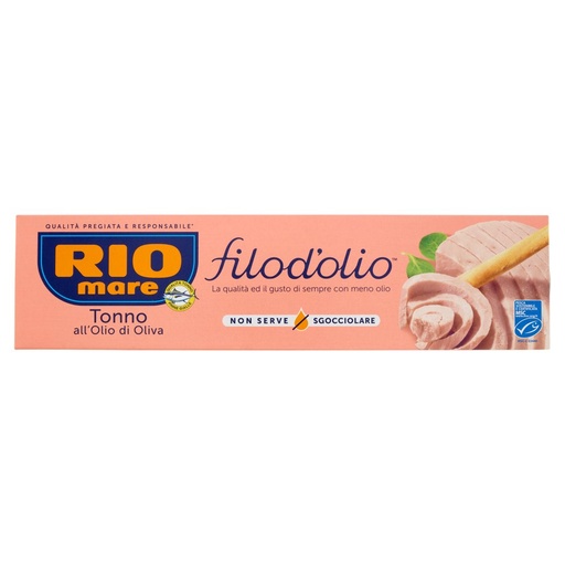 [000004119] Rio Mare Tonno all'Olio di Oliva filod'olio Pz.4 X Gr.65