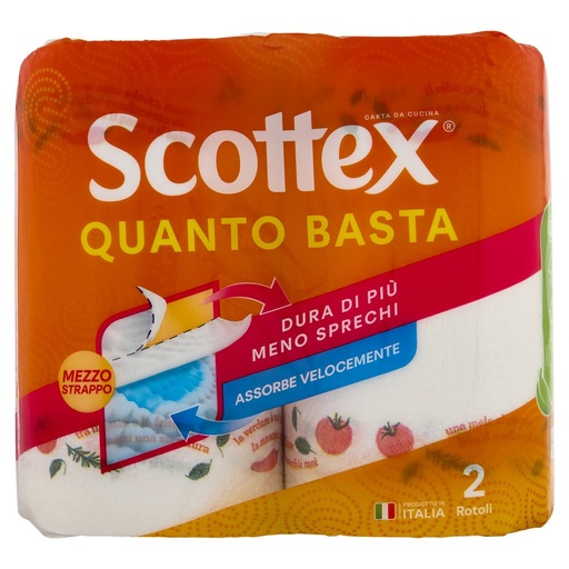 [000004263] Scottex Quanto Basta X 2 Rotoli