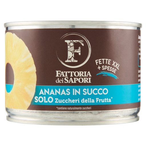 [000004267] Fattoria Dei Sapori Ananas Naturale Latta Gr.425
