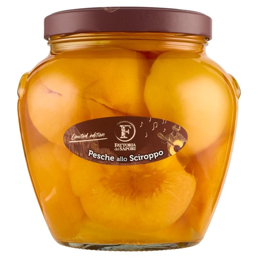 [000004268] Fattoria Dei Sapori Pesche Sciroppate Vaso Orcio Kg.1,7