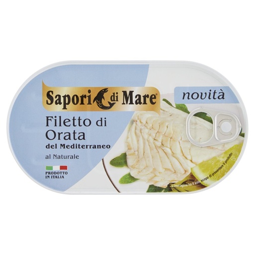 [000004293] Sapori di Mare Filetto di Orata Naturale Gr.145