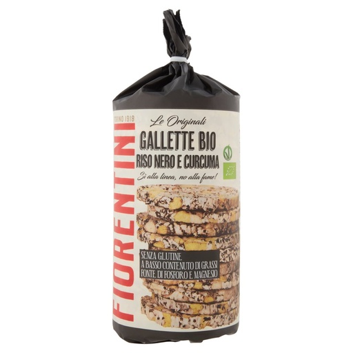 [000004299] Fiorentini Gallette Bio Riso e Curcuma Gr.100