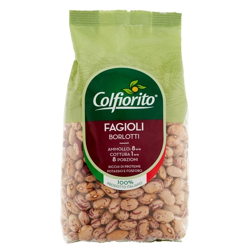 [000004410] COLFIORITO FAGIOLI BORLOTTI ITALIANI