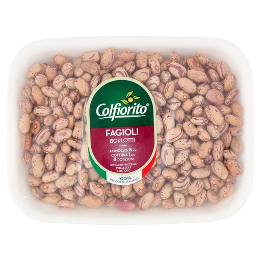 [000004410] Colfiorito Fagioli Borlotti Italiani Gr.400