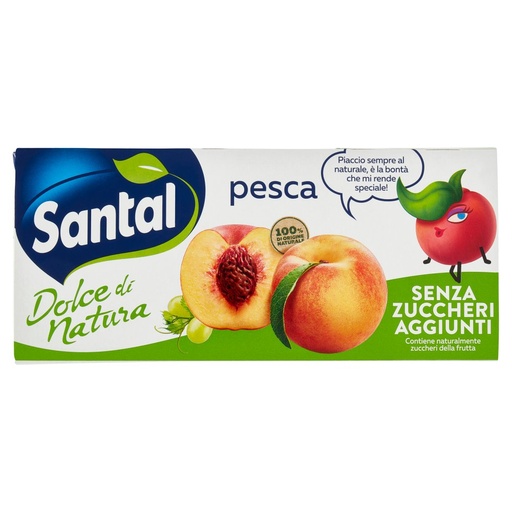 [000004589] Santal Pesca Dolce Natura senza Zuccheri Ml.200 X Pz.3